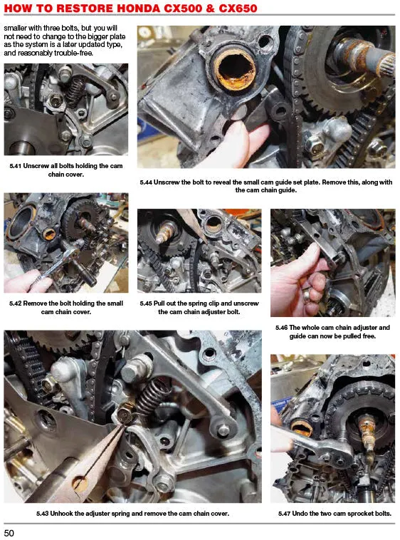 How To Restore Honda Cx500 Cx650 Your Step By Step Color Restoration Guide Book