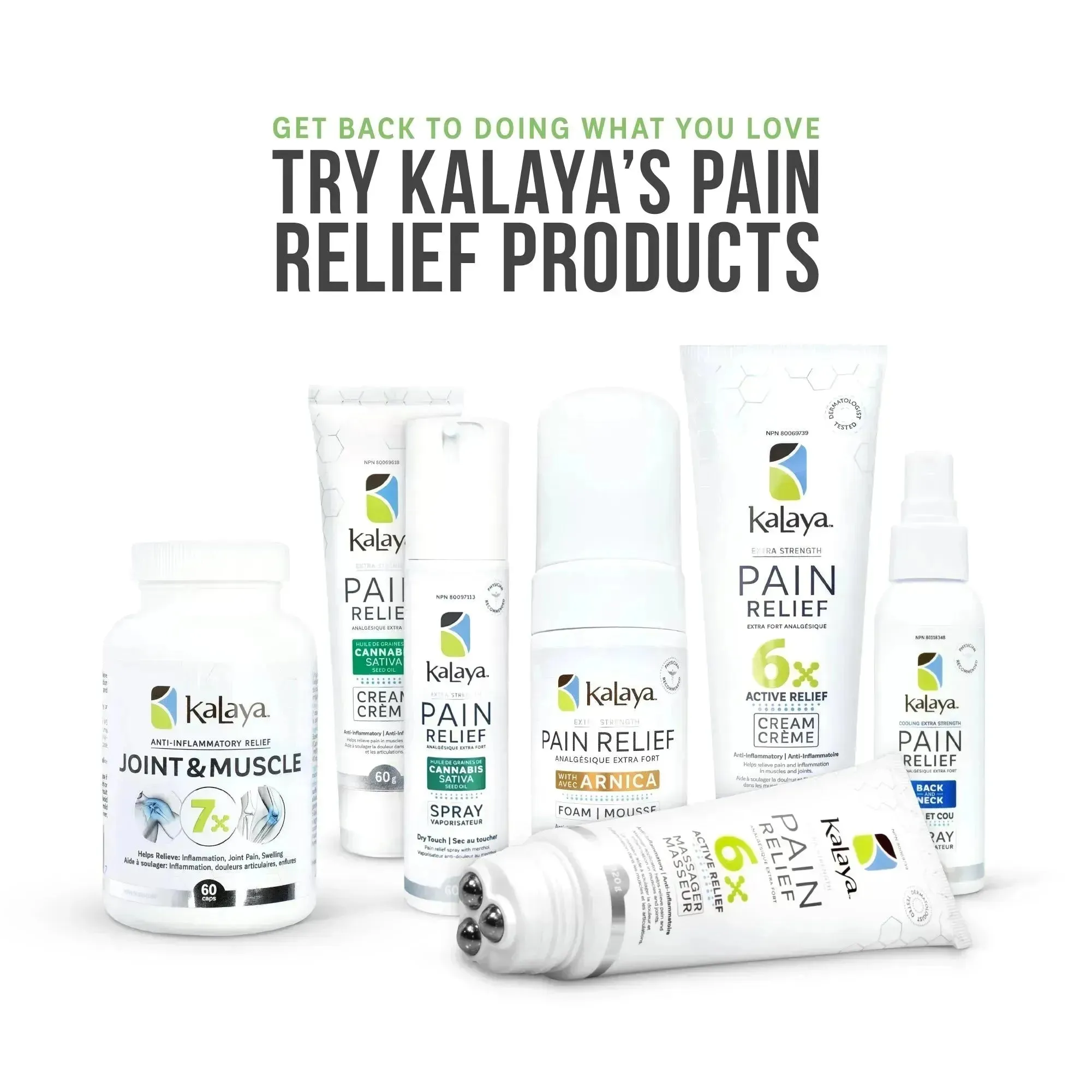 KaLaya Cooling Pain Relief Spray for Back & Neck, Extra Strength [Pack of 5]