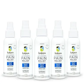 KaLaya Cooling Pain Relief Spray for Back & Neck, Extra Strength [Pack of 5]