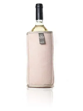 KYWIE Wine Chiller, Insulated Sheep Skin Wine Bottle Sleeve for Red & White Bottles 700mL – Pink Suede