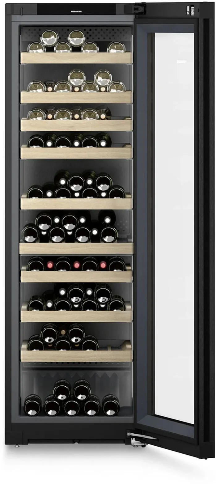 Liebherr Vinidor WPGBI5272 Freestanding Wine Cooler - Black Steel - F Rated