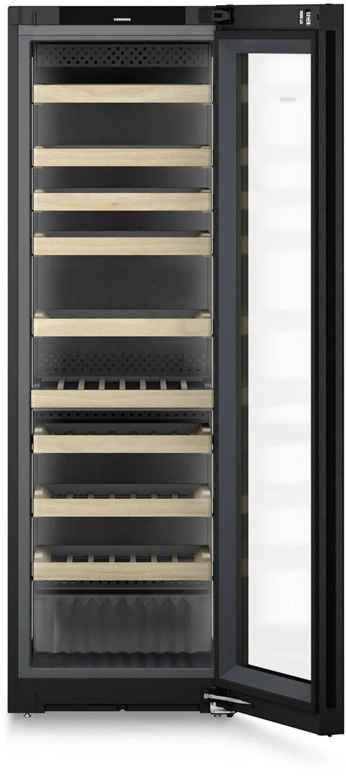 Liebherr Vinidor WPGBI5272 Freestanding Wine Cooler - Black Steel - F Rated