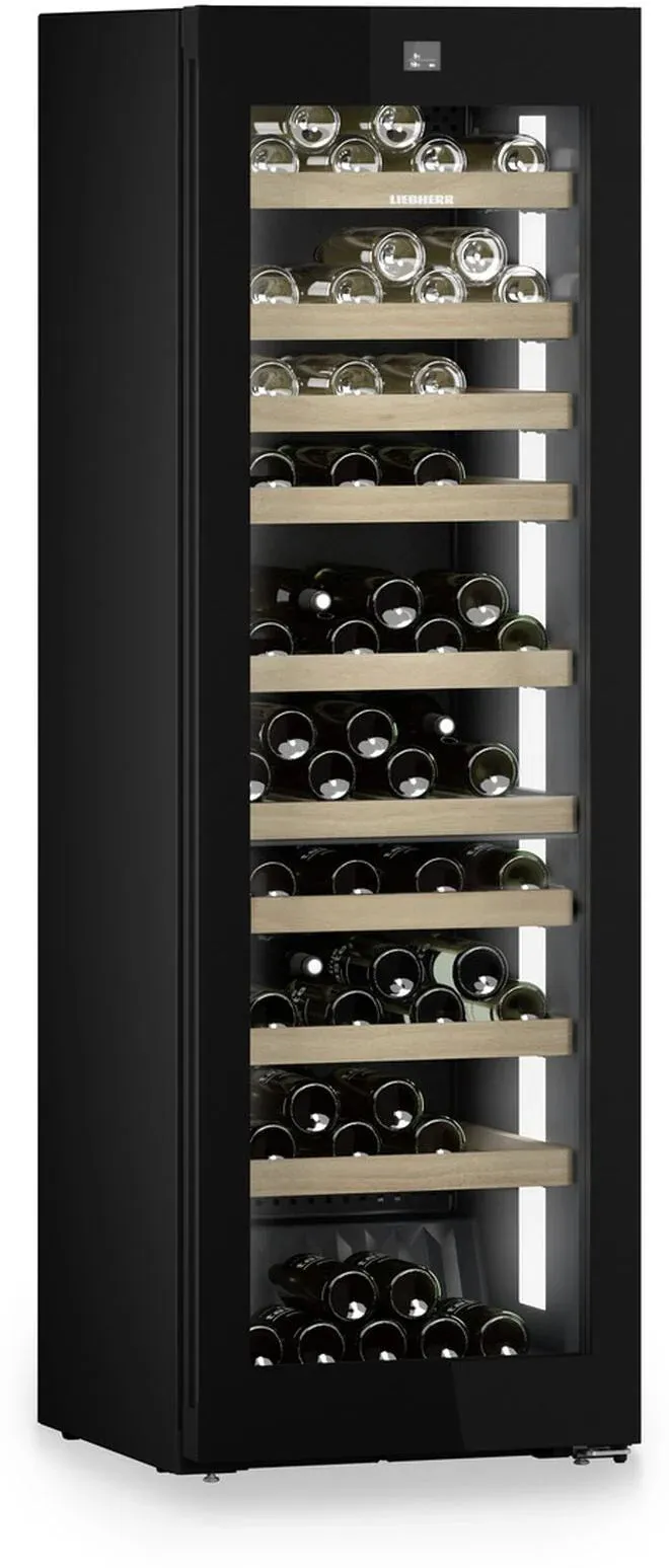 Liebherr Vinidor WPGBI5272 Freestanding Wine Cooler - Black Steel - F Rated
