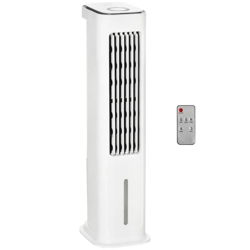 Maplin Plus 2-in-1 Oscillating Evaporative Ice Cooling Fan - White