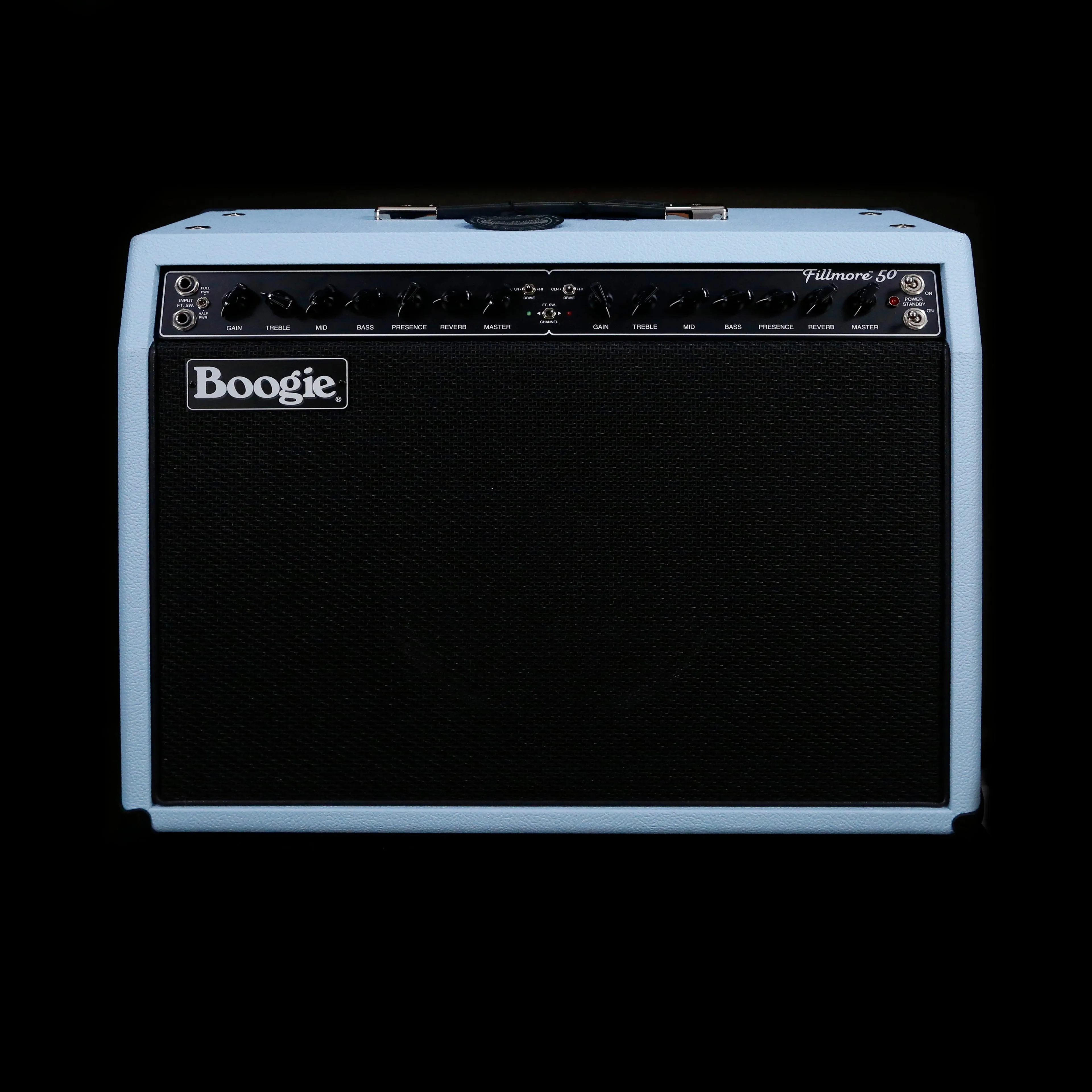 Mesa Boogie Fillmore 50 Configured 1x12 Combo, Baby Blue Bronco