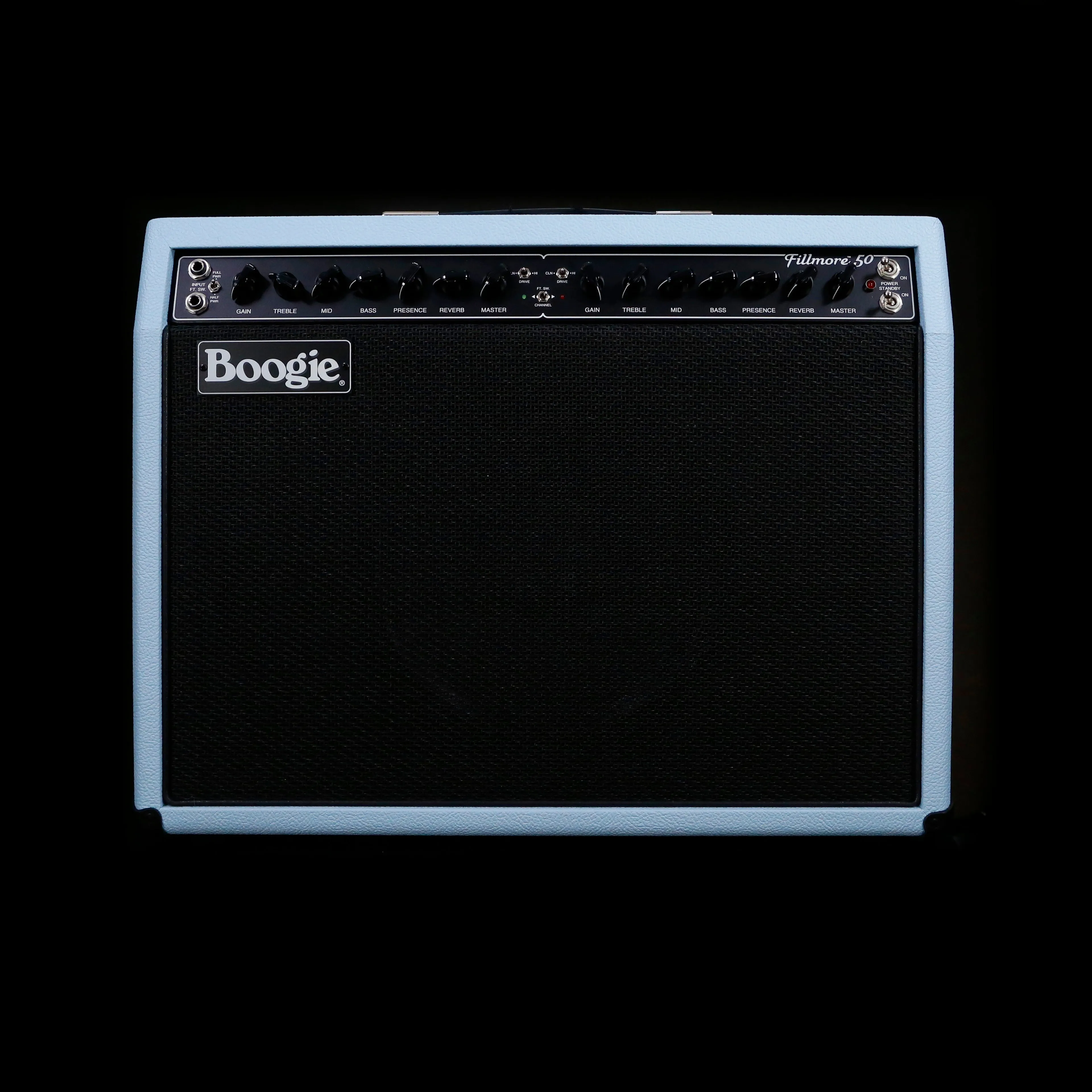Mesa Boogie Fillmore 50 Configured 1x12 Combo, Baby Blue Bronco
