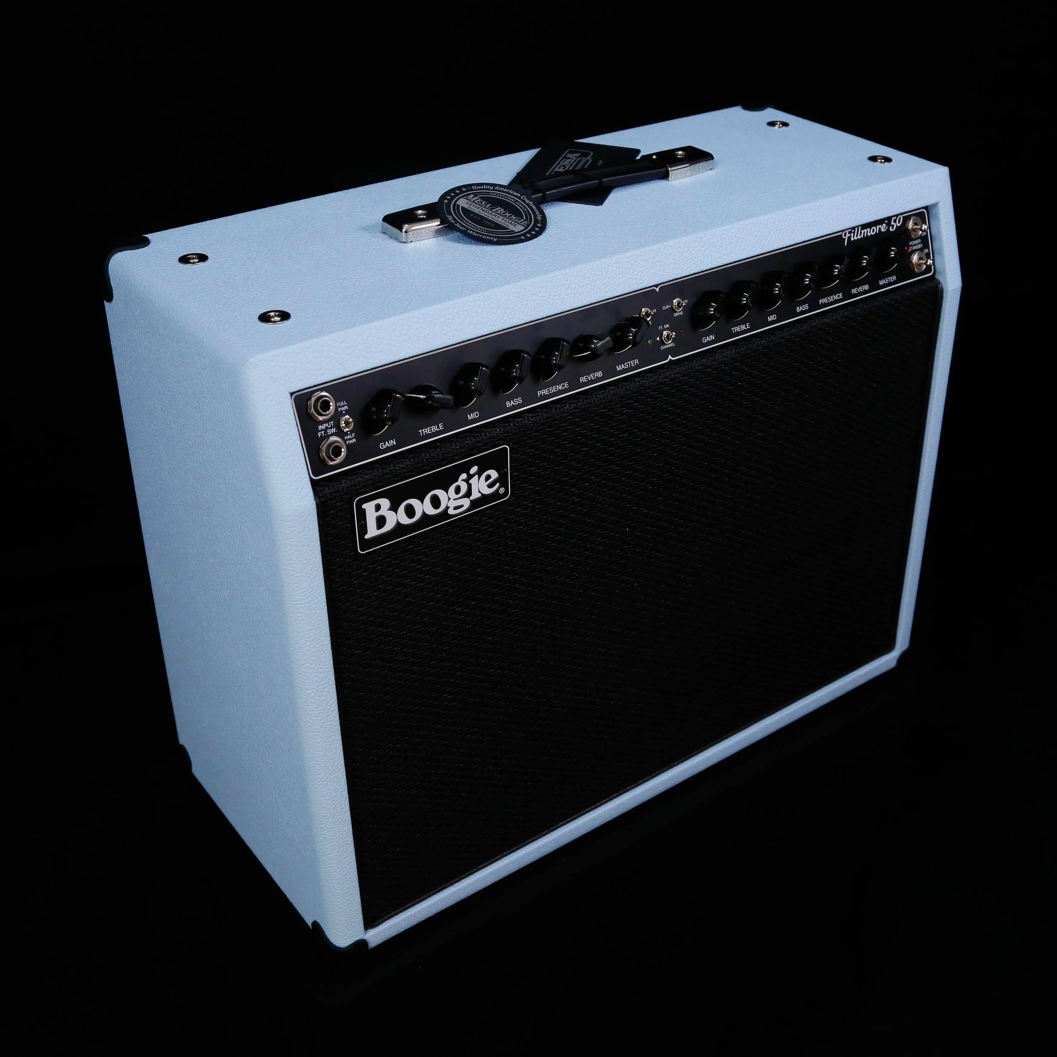Mesa Boogie Fillmore 50 Configured 1x12 Combo, Baby Blue Bronco