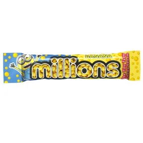 Millions Banana Tubes 40g - 18 Count