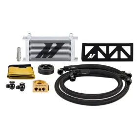 Mishimoto 22  Subaru BRZ/Toyota GR86 Oil Cooler Kit Thermostatic - Silver