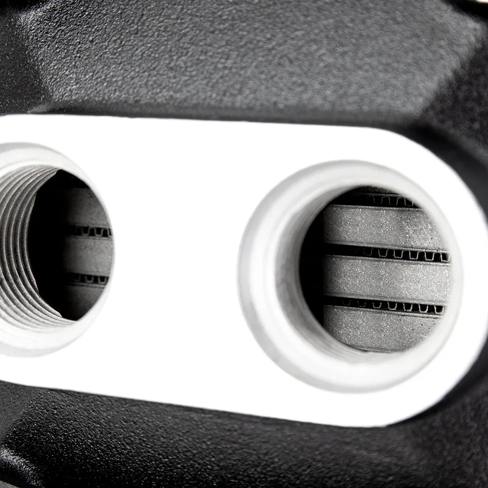 Mishimoto Air-to-Water Intercooler, Dual-Pass Coolant, 1000HP-Opposite Side Inlet/Outlet - MMINT-A2W-DPR-2
