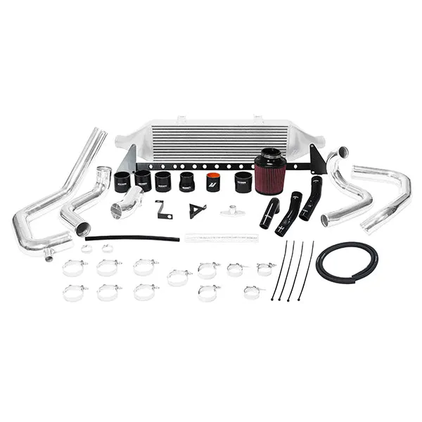 Mishimoto Subaru STI front-mount intercooler kit, W/ Air Box, 2008-2014 Silver - MMINT-STI-08AISL
