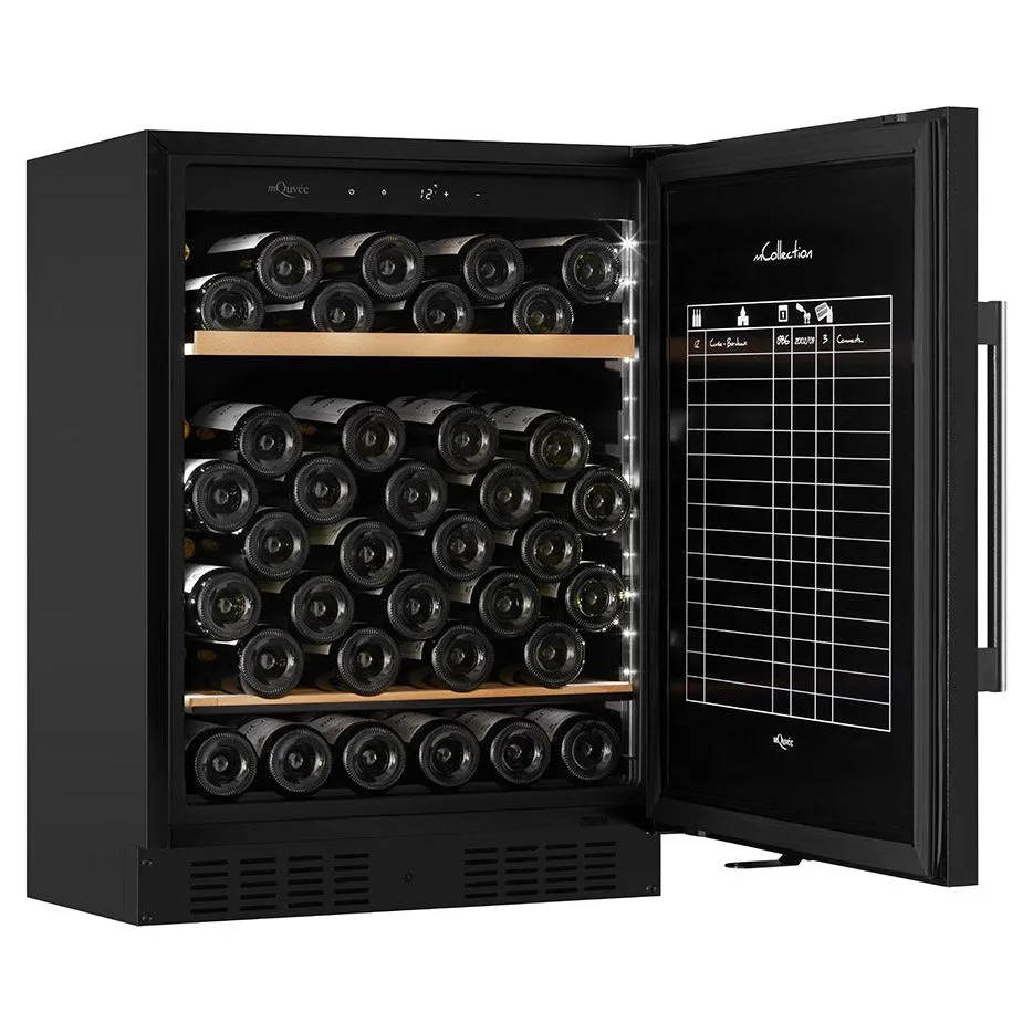 mQuvée - 600mm - WineStore 82 - 66 Bottles-  Anthracite Black