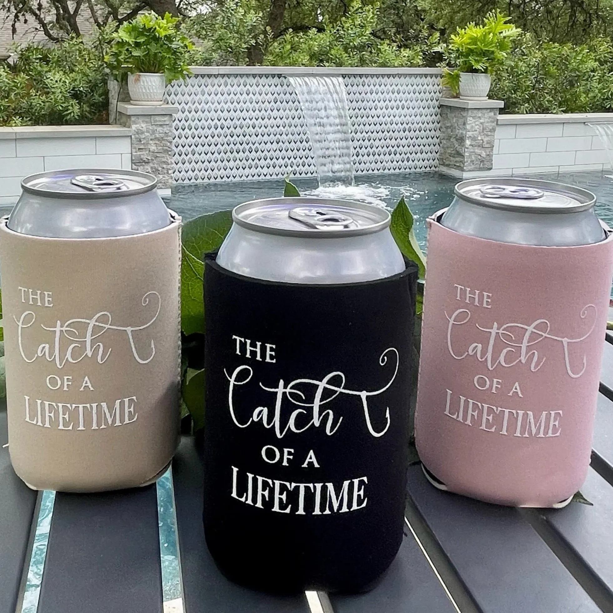 Mr. And Mrs. Custom Can Coolers