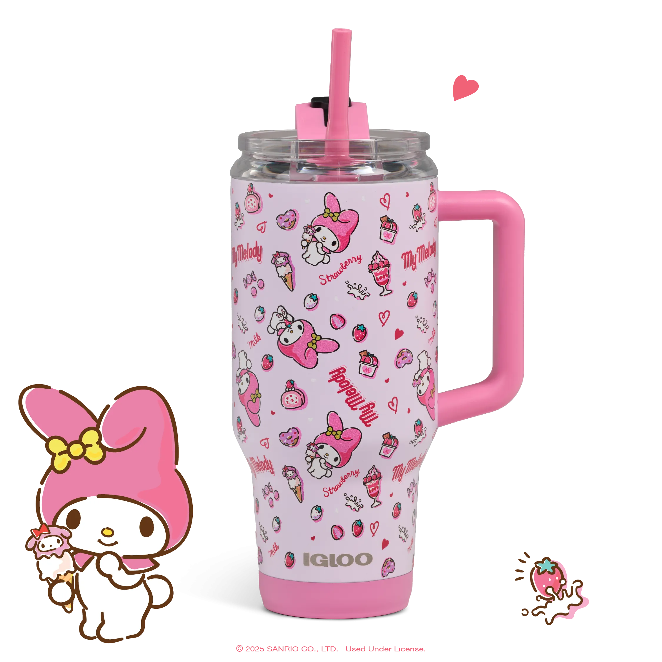 My Melody x Igloo 50th Anniversary 32oz Flip ‘n’ Sip Travel Mug
