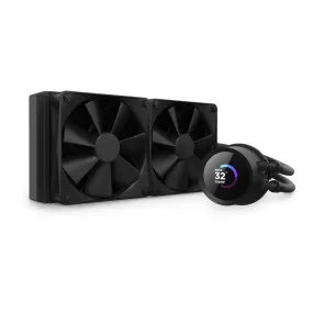 NZXT RL-KN240-B1 Kraken 240 AIO 240mm Liquid Cooler with LCD Display