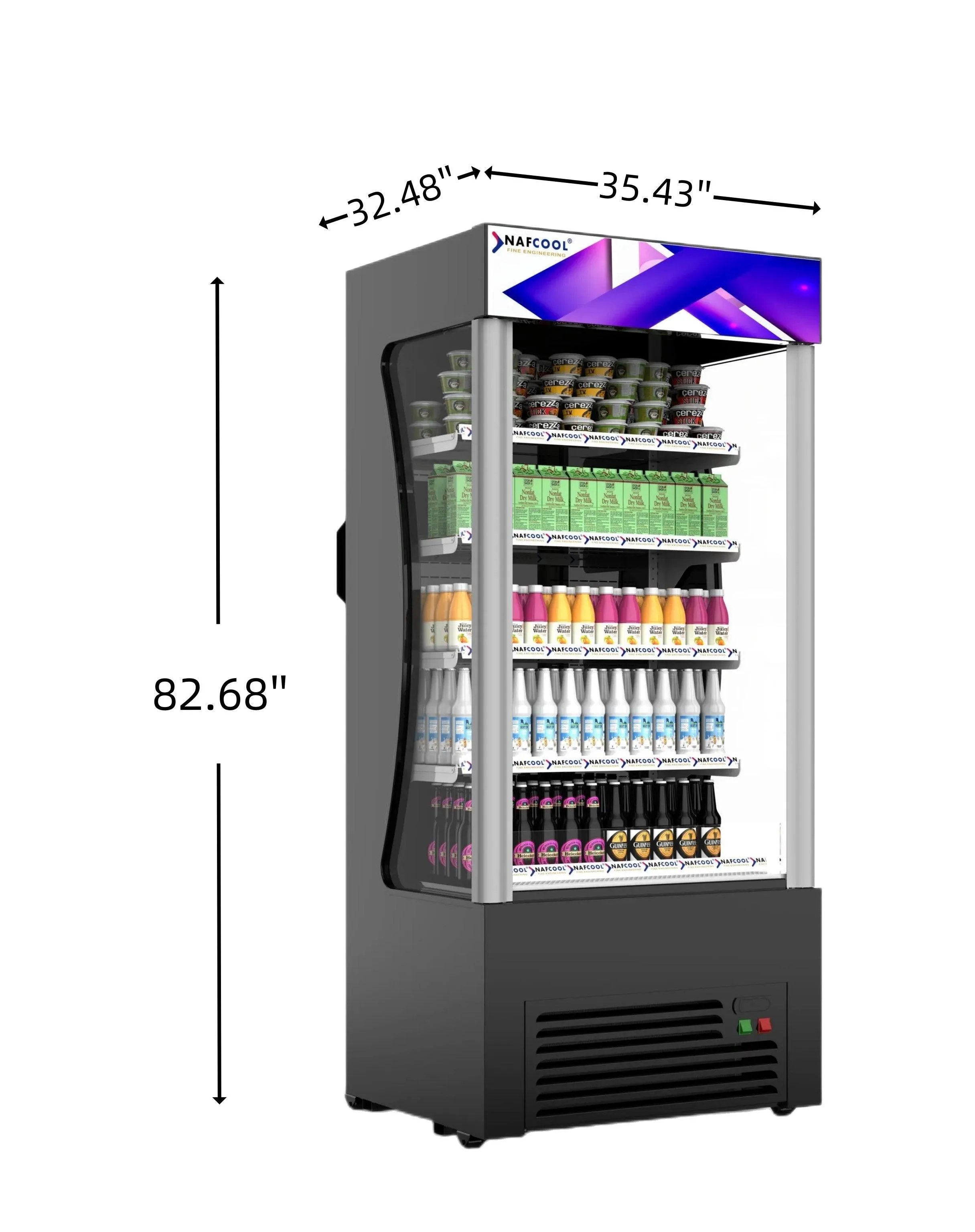OFC36‘’ Open Air Merchandiser and Display Refrigerator Cooler