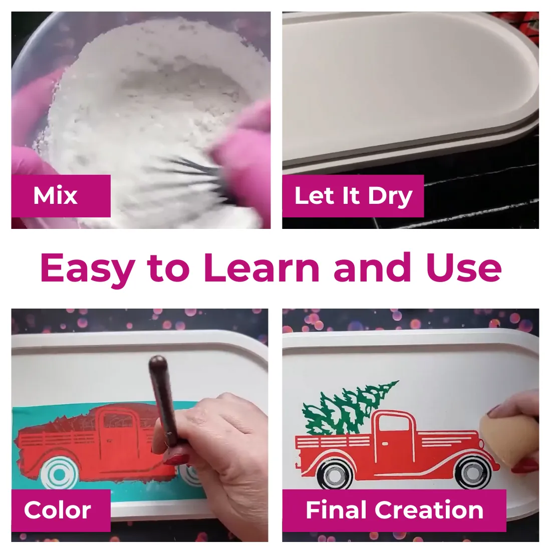 Oytra Eco Pour Resin Casting Powder and Liquid Art Kit