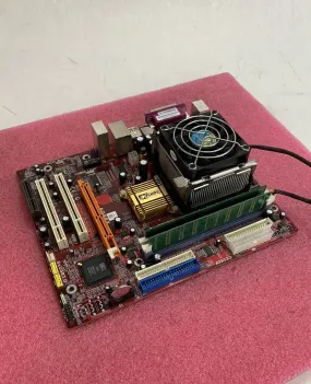 PC Chips M963GU Motherboard Intel Pentium 4 2.8GHz 736MB RAM No I/O Shield