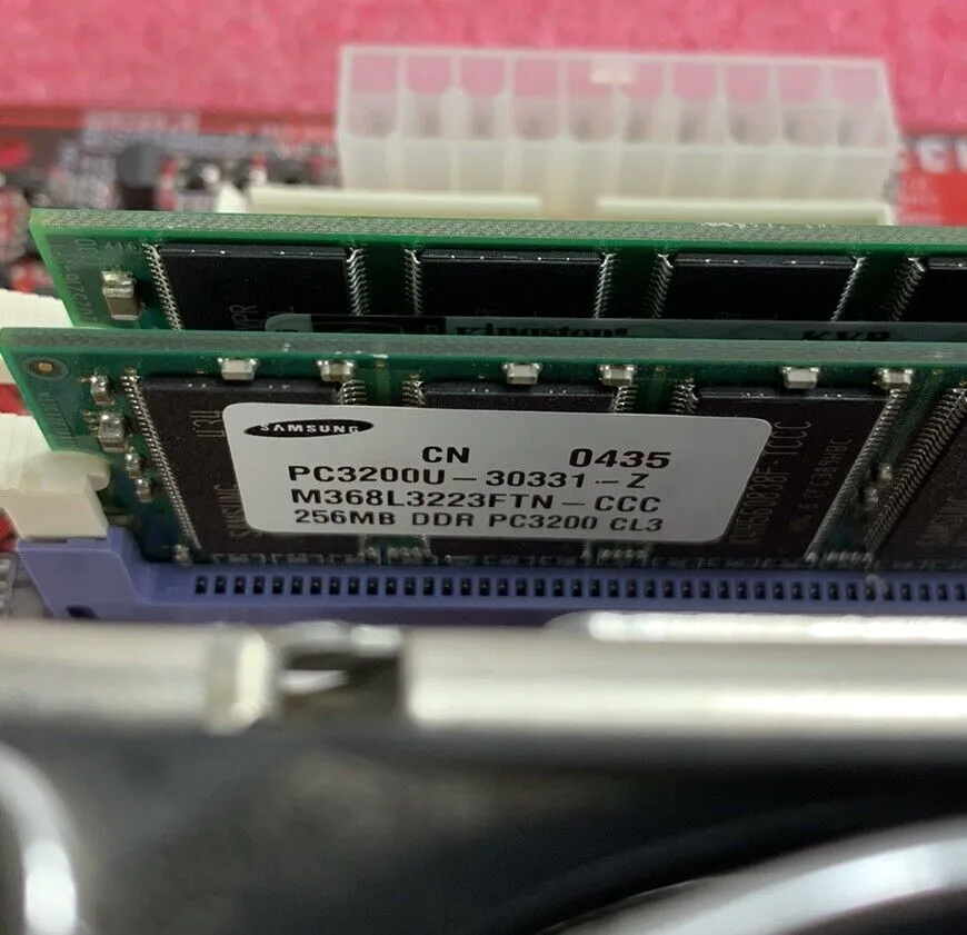 PC Chips M963GU Motherboard Intel Pentium 4 2.8GHz 736MB RAM No I/O Shield