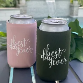 Personalized Best Day Ever Can Coolers