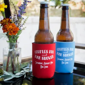 Personalized Couples BBQ Can Coolers