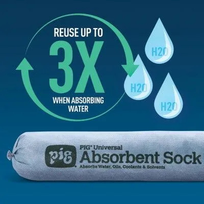 PIG® Mildew-Resistant Water Absorbent Sock