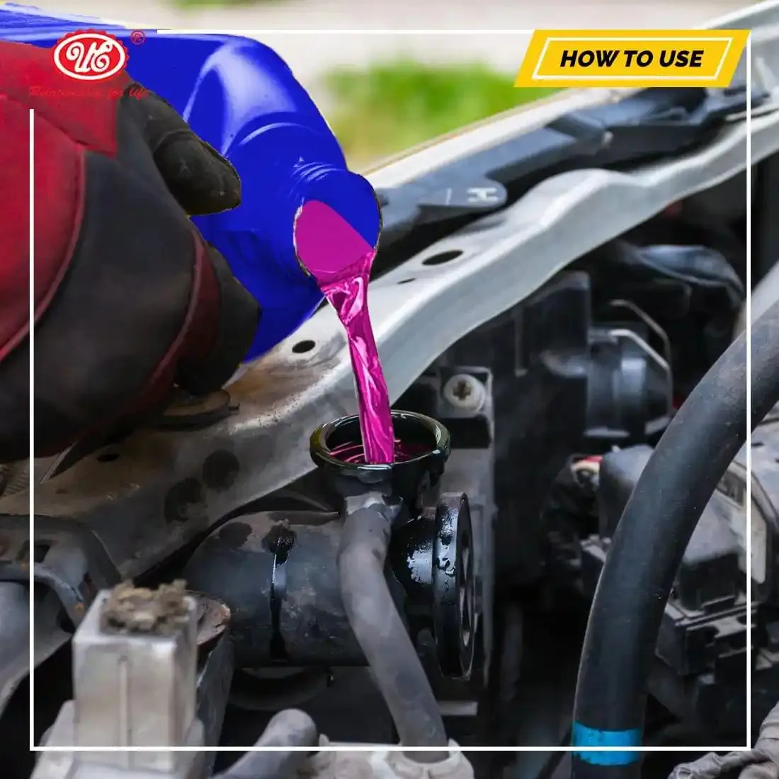 Premium Pink Radiator Coolant Ready To Use | Pre Mixed Coolants For Petrol, Diesel and CNG Vehicles