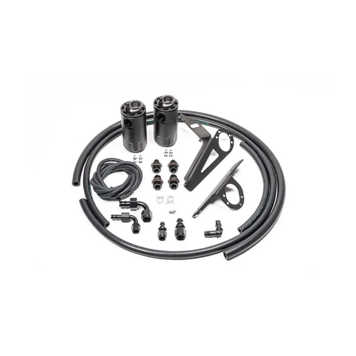 Radium Engineering Catch Can Kit Honda S2000 LH Driver Only (2000-2005) Fluid Lock - Single PCV/ Single Crankcase/ Dual Catch