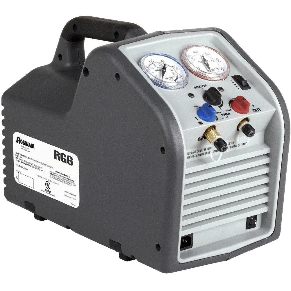 Robinair AC Machine - Portable Refrigerant Recovery Unit (Model RG6000)