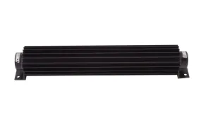 Russell Performance Products 17-1/2 x 2-1/4 x 3-1/8" Fluid Cooler Heat Sink 8 AN Female O-Ring Inlet/Outlet Aluminum - Black Powder Coat