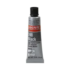 Sealant - Loctite® 598 Black High Performance RTV Silicone Gasket Maker, 0.5oz Tube, 34018