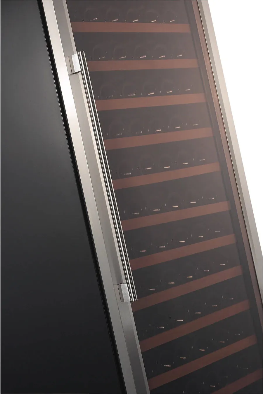 Smith & Hanks 166 Bottle Single Zone Wine Cooler, Stainless Steel Door Trim