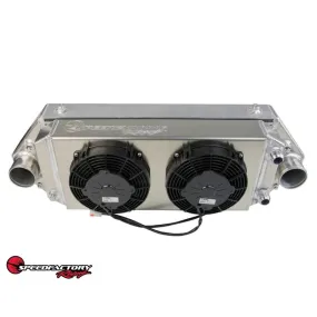 SpeedFactory Racing Dual Backdoor Intercooler | Tucked Radiator Combo - HP 1000HP - K J-Series -16AN - SF-06-100-086-033 SpeedFactory Racing Dual Backdoor Intercooler | Tucked Radiator Combo - HP 1000HP - K J-Series -16AN - SF-06-100-086-033