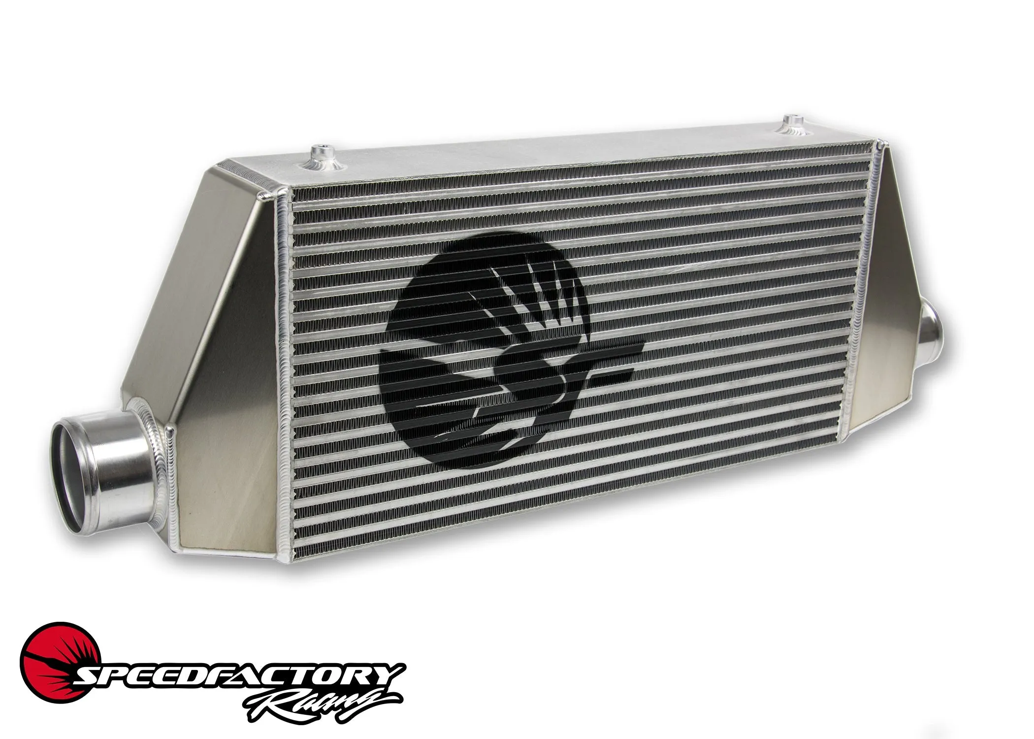 SpeedFactory Racing HPX Side Inlet/Outlet Universal Front Mount Intercooler - 3" Inlet / 3.5" Outlet (1000HP-1200HP) - SF-06-094