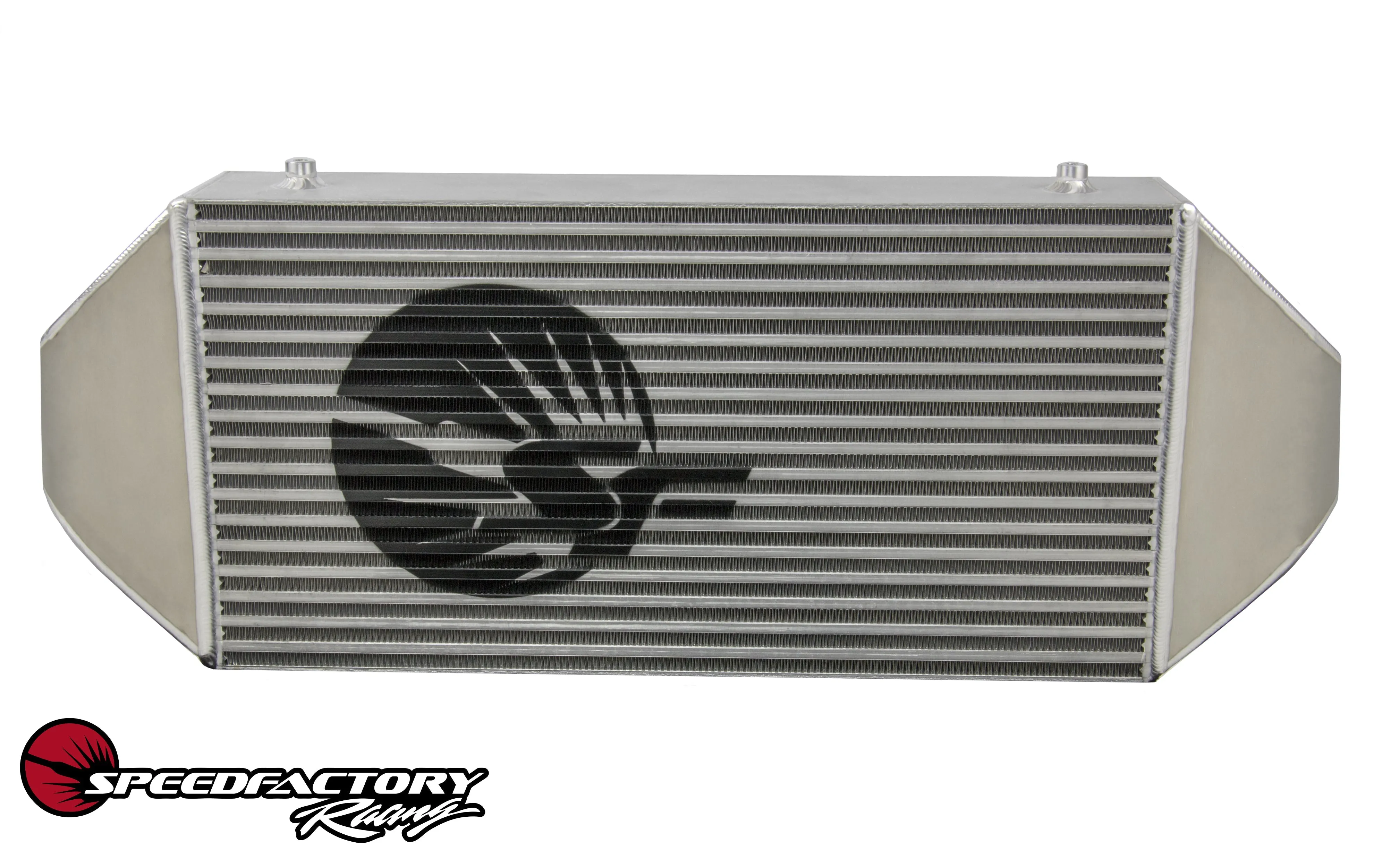 SpeedFactory Racing Standard Dual Backdoor Front Mount Intercooler - 3" Inlet / 3" Outlet (600HP-850HP) - SF-06-083
