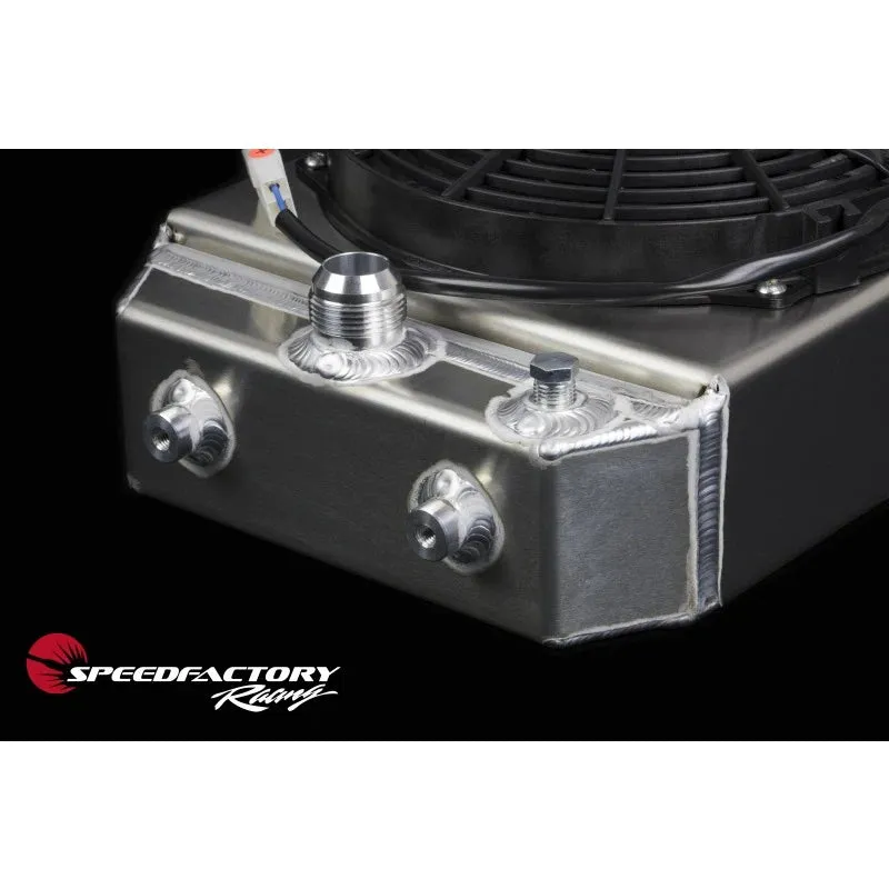 SpeedFactory Racing Universal Aluminum Race Radiator -16AN - Without -16an Hose & Fitting Kit - SF-06-021