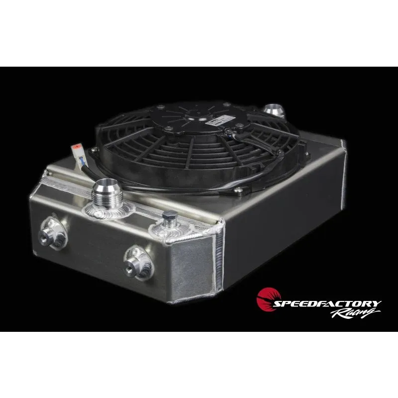 SpeedFactory Racing Universal Aluminum Race Radiator -16AN - Without -16an Hose & Fitting Kit - SF-06-021