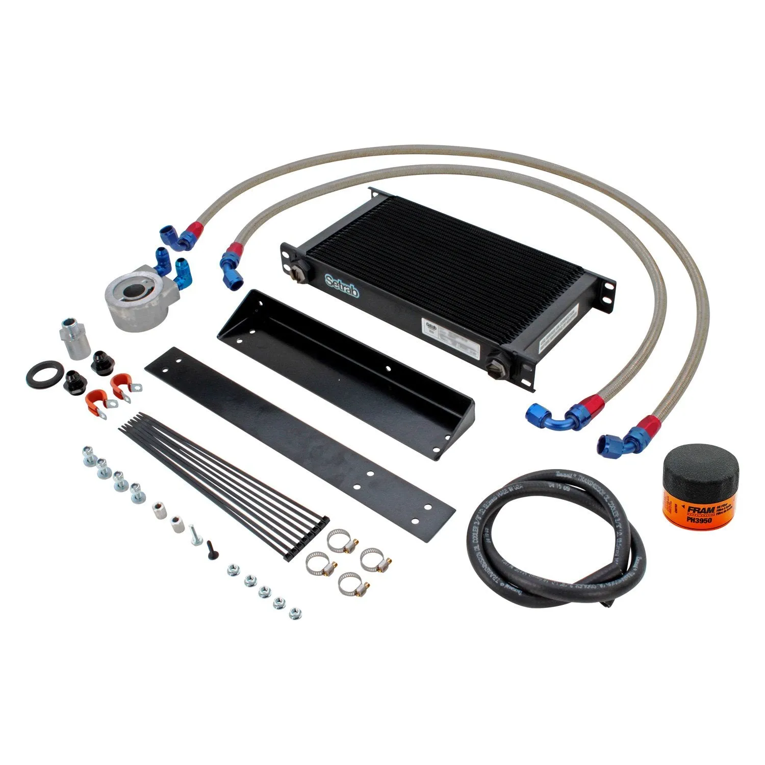 STILLEN Setrab Engine Oil Cooler 370Z / G37 / Q40 / Q60 (08-15) Street or Race Kit