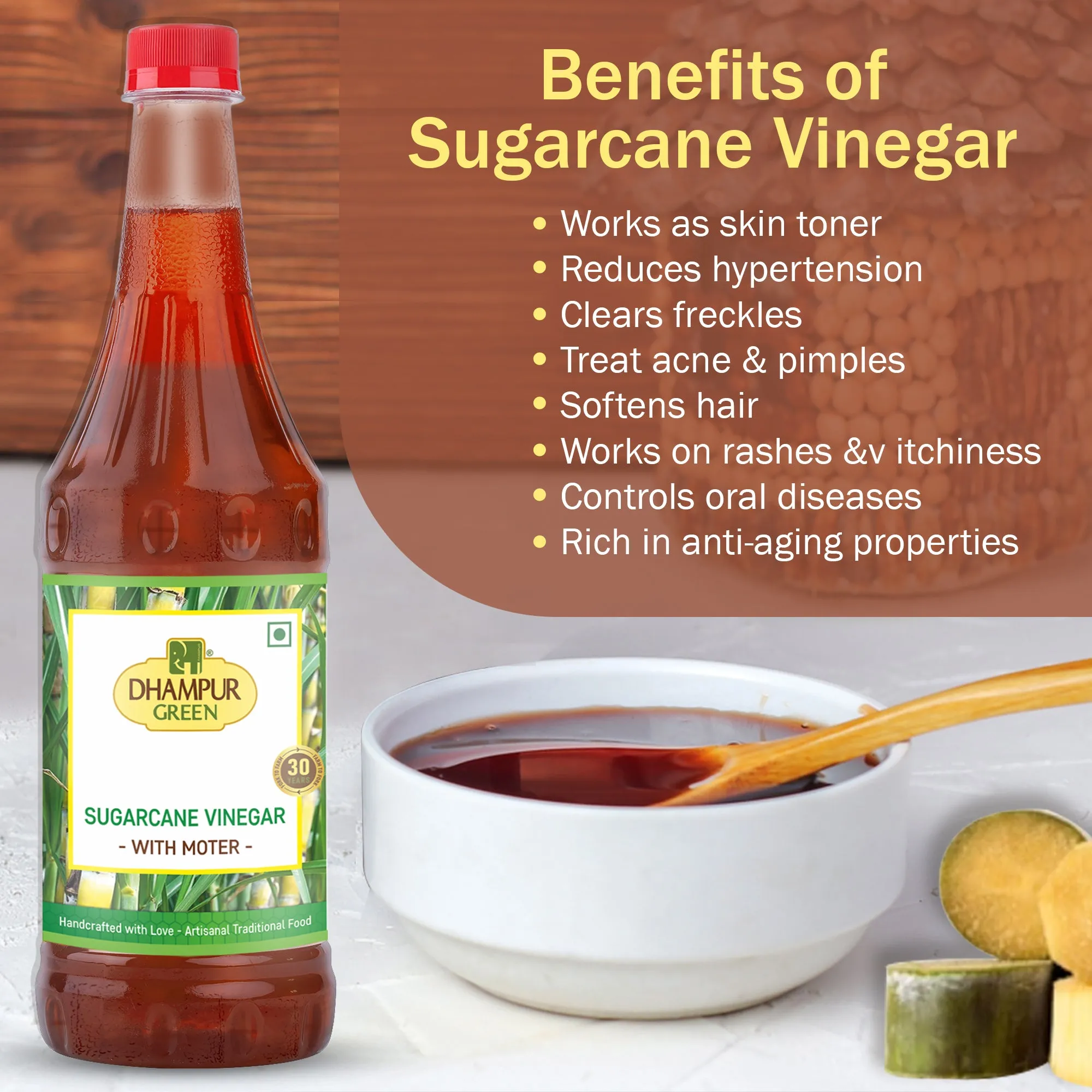 Sugarcane Vinegar with Mother