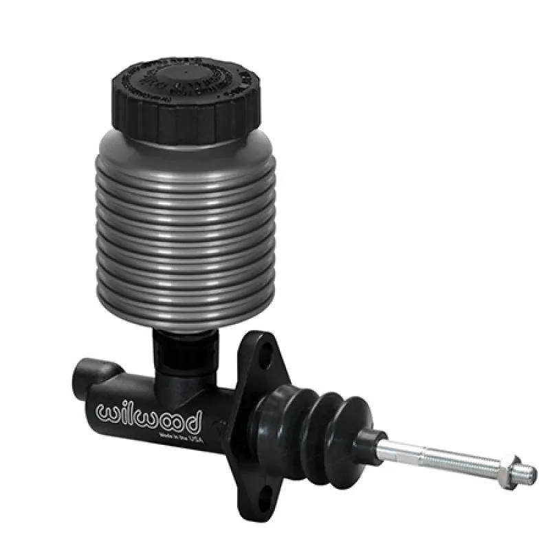 Wilwood Compact Remote Flange Mount Master Cylinder w/ Aluminum Reservoir - 1" Bore
