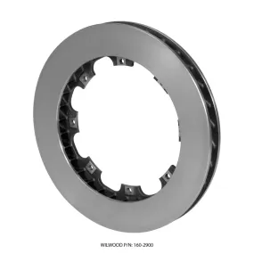 Wilwood Ultralight 32 Curved Vane Rotor - RH - 8 Bolt - 1.25" Width - 12.19" Diameter x 7.62" Bolt Circle - 5/16"-24 Hole - 9.8 lbs.