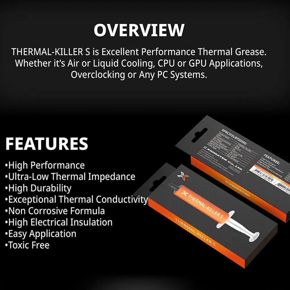 Xigmatek Thermal-Killer S Thermal Grease Paste For CPU Heatsink