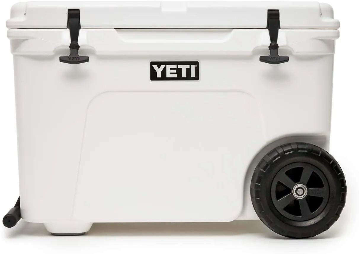 YETI Tundra Haul Portable Wheeled Cooler, White